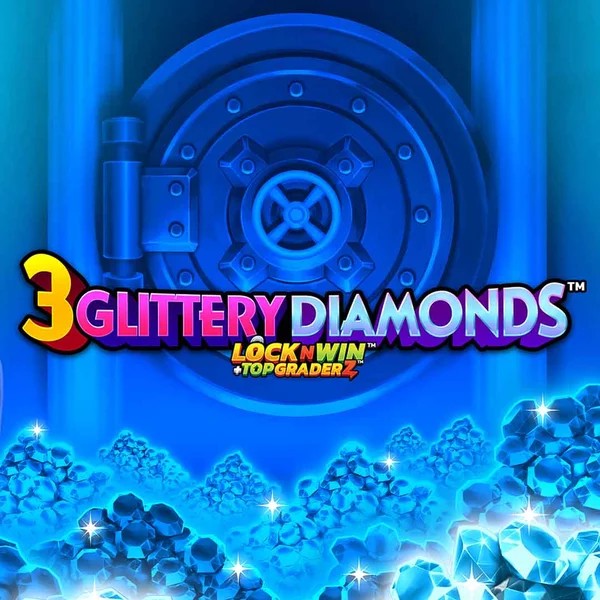 3 Glittery Diamonds logo – Slots by PearFiction Studios at Fair Crown Casino