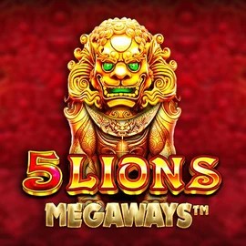 5 Lions Megaways slot visual from Pragmatic Play available on faircrown-casino.eu