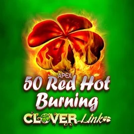 50 Red Hot Burning Clover Links game by Novomatic – logo hosted on Fair Crown Casino