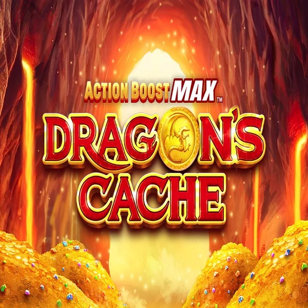 Action Boost Max Dragon's Cache logo by SpinPlay Games Fair Crown Casino