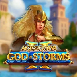 Age Of The Gods: God Of Storms 2 logo – Slots by Playtech at Fair Crown Casino
