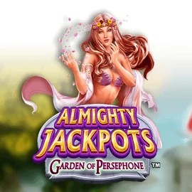 Almighty Jackpots: Garden of Persephone by Novomatic, showcased at faircrown-casino.eu – game logo