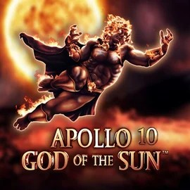 Apollo God of the Sun slot logo by Novomatic at Fair Crown Casino