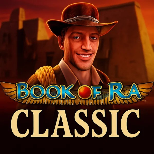 Book of Ra Classic slot visual from Novomatic available on faircrown-casino.eu