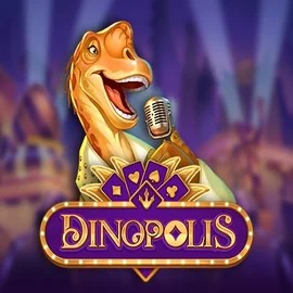 Dinopolis online game logo by Push Gaming on faircrown-casino.eu