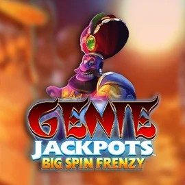 Genie Jackpots: Big Spin Frenzy slot logo by Blueprint Gaming at Fair Crown Casino