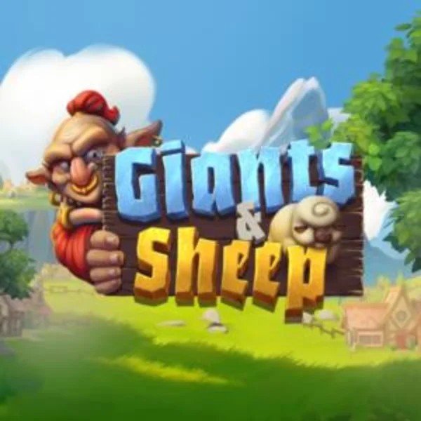 Giants and Sheep slot logo by Relax Gaming at Fair Crown Casino
