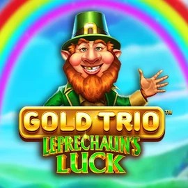 Gold Trio Leprechaun's Luck logo by Playtech at Fair Crown Casino