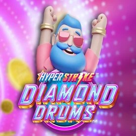Hyper Strike Diamond Drums slot icon by Gameburger Studios, available at Fair Crown Casino