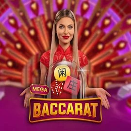 Mega Baccarat game by Pragmatic Play – logo hosted on Fair Crown Casino