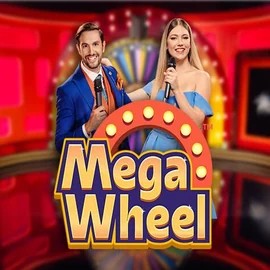 Mega Wheel slot logo by Pragmatic Play at Fair Crown Casino