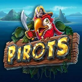 Pirots online game logo by ELK Studios on faircrown-casino.eu