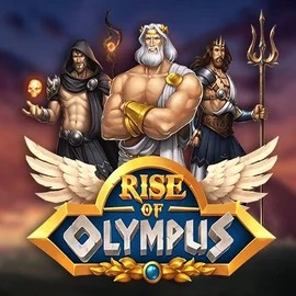 Rise of Olympus slot logo by Play'n GO at Fair Crown Casino