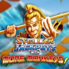 Stellar Jackpots with More Monkeys slot icon by Lightning Box Game, available at Fair Crown Casino